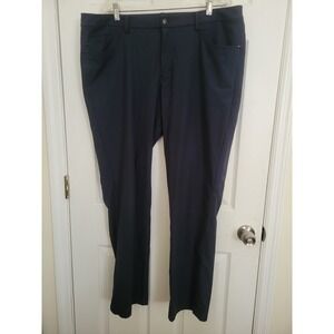 Lululemon Mens Blue Solid Abrasion Resistant Stretch ABC Utilitech Pants 40x34
